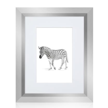 Masdun Metallica 50x70cm Photo Frame - Silver - Wildlife