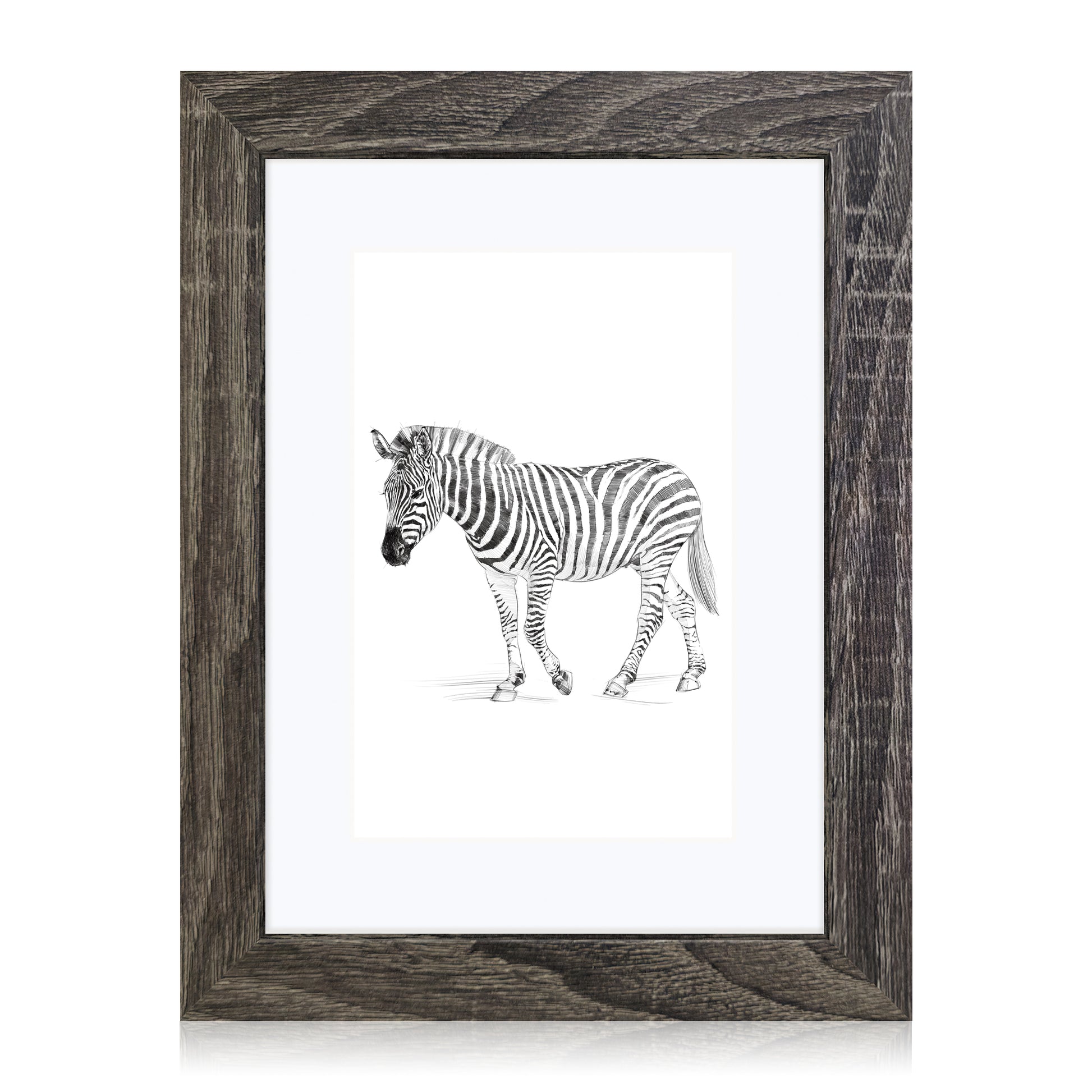 Masdun Modern A5 Photo Frame - Dark Grey - Wildlife