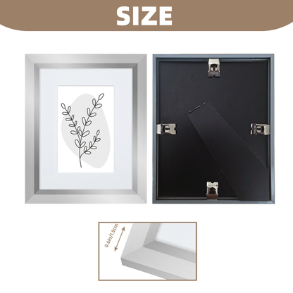 Masdun Metallica A3 Photo Frame - Silver - Minimal