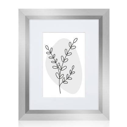 Masdun Metallica A3 Photo Frame - Silver - Minimal