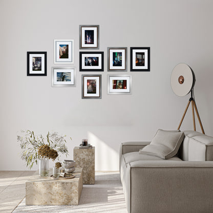 Masdun Metallica A4 Photo Frame - Steel - Wildlife