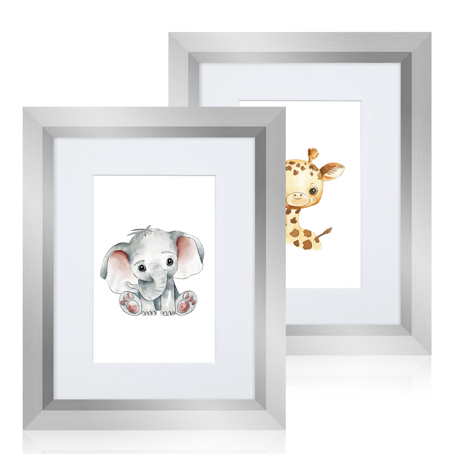 Masdun Metallica 50x70cm Photo Frame - Silver - Nursery