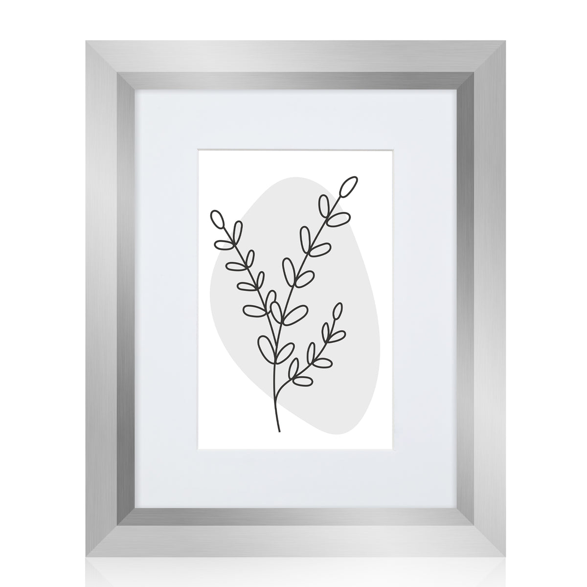 Masdun Metallica A4 Photo Frame - Silver - Minimal