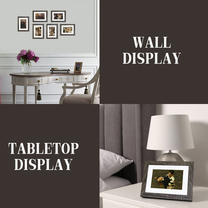 Masdun Modern A4 Photo Frame - Dark Grey - Wildlife