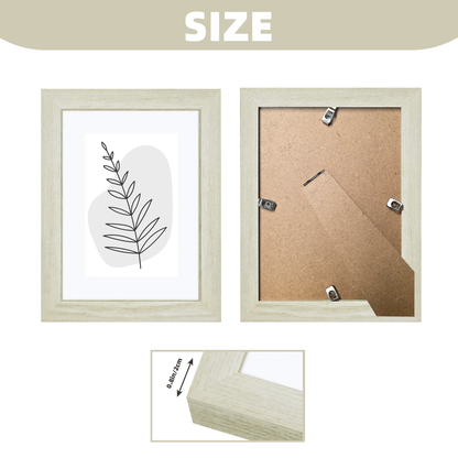 Masdun Modern A4/Certificate Photo Frame - White - Minimal