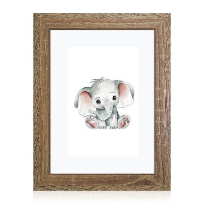 Masdun Modern A4/Certificate Photo Frame - Medium Brown - Nursery