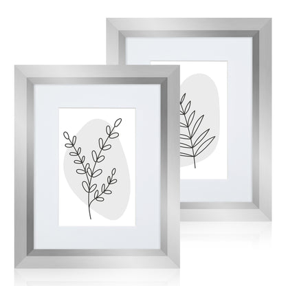Masdun Metallica A3 Photo Frame - Silver - Minimal