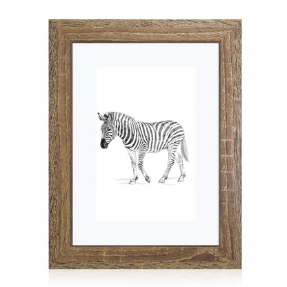 Masdun Modern A5 Photo Frame - Medium Brown - Wildlife