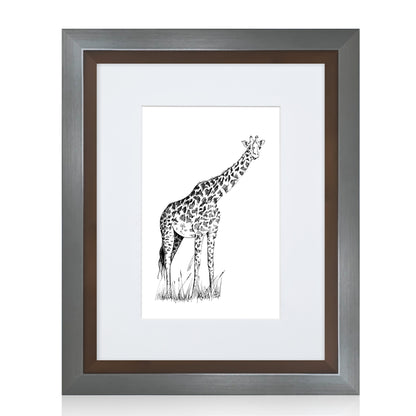Masdun Metallica A3 Photo Frame - Steel - Wildlife