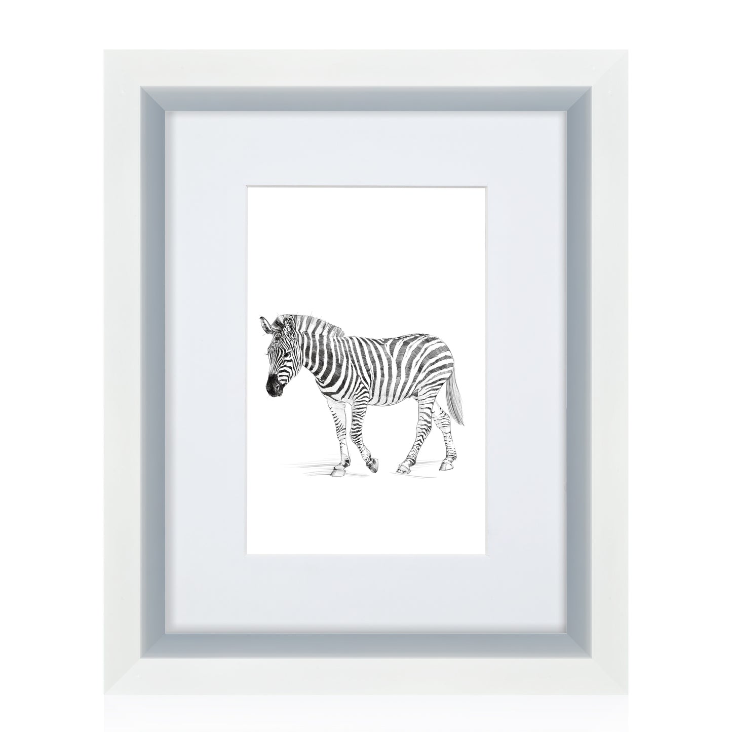 Masdun Metallica 50x70cm Photo Frame - White - Wildlife