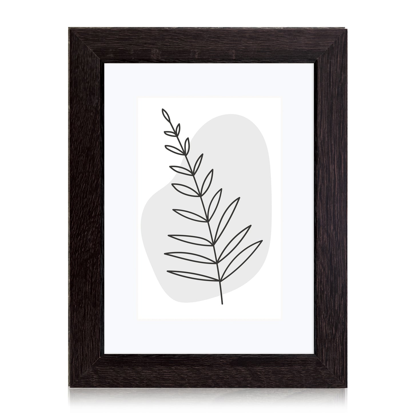 Masdun Modern A4/Certificate Photo Frame - Dark Brown - Minimal