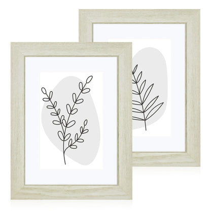 Masdun Modern A4 Photo Frame - White - Minimal