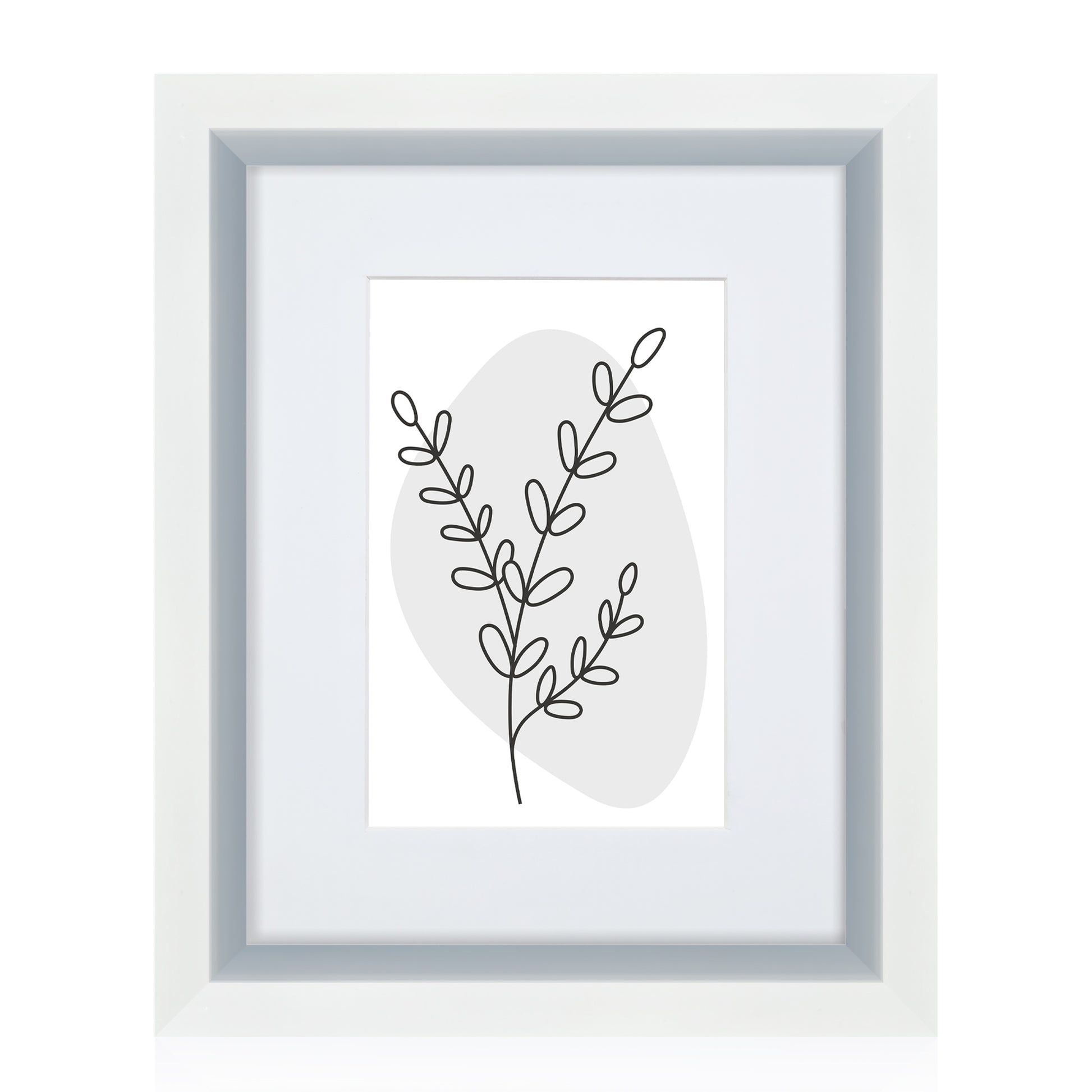 Masdun Metallica A5 Photo Frame - White - Minimal