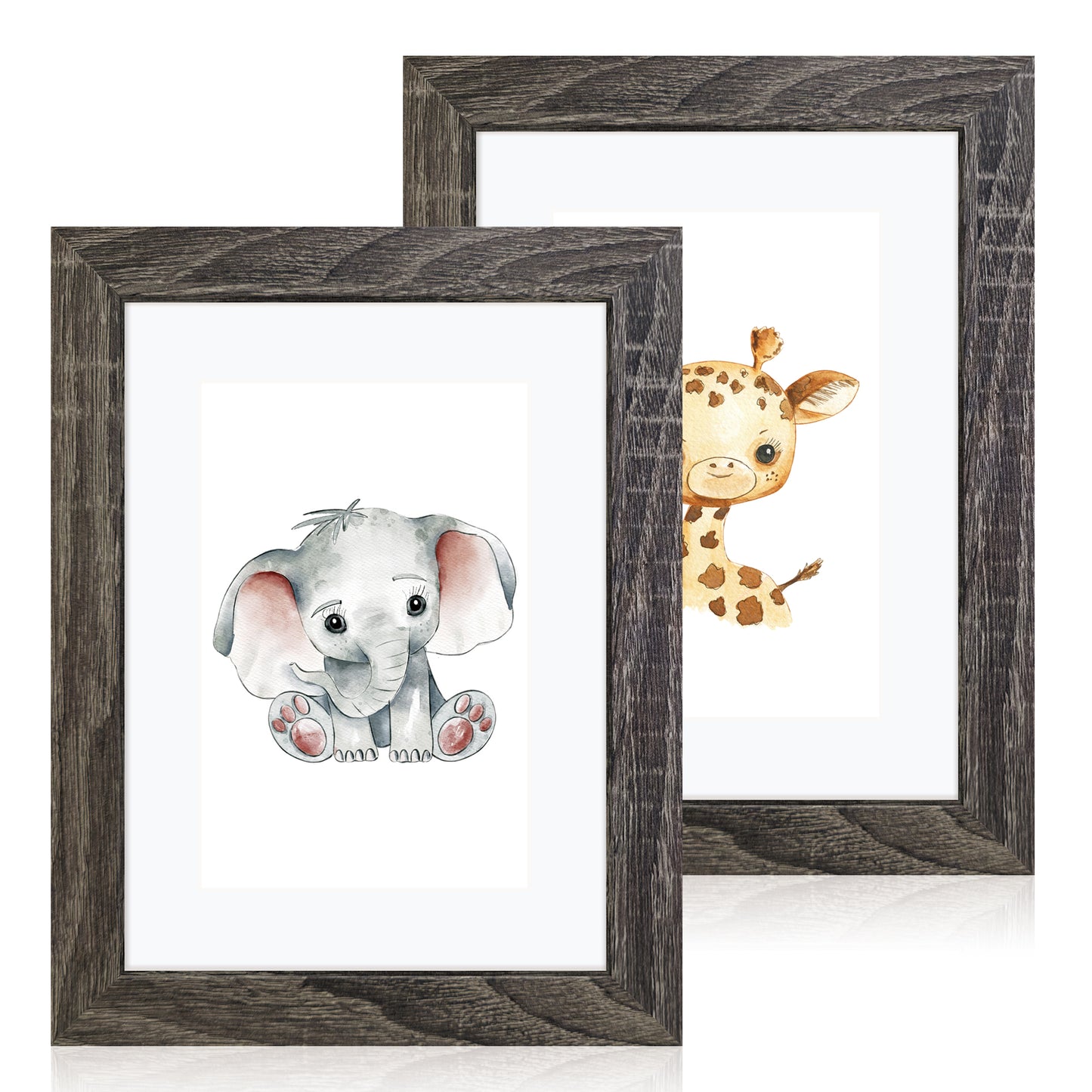 Masdun Modern 30x45cm Photo Frame - Dark Grey - Nursery