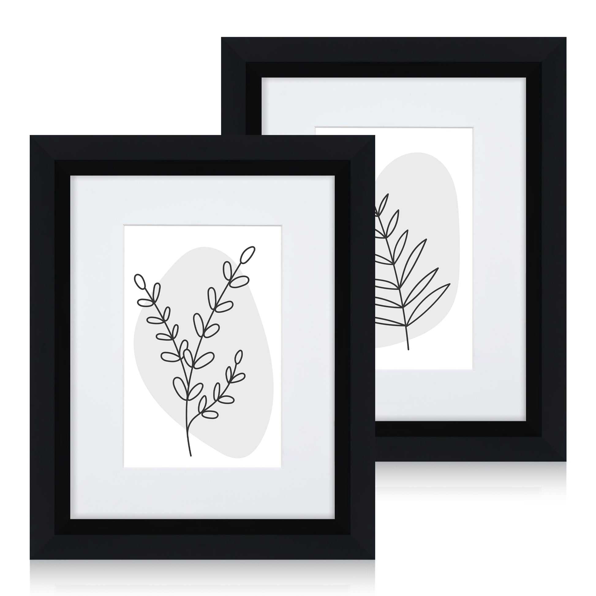 Masdun Metallica 50x70cm Photo Frame - Black - Minimal